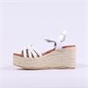 Oh My Sandals Straps Platform Espadrille - White